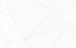 Modern white geometric layers abstract background bright monochrome geometry vector