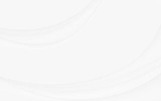Soft white abstract curves minimal background grey light bright vector