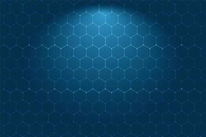 Blue background, light, hexagon Blue pastel medical and tech background with hexagon pattern and bright sparkles. Realistic bg with vector
