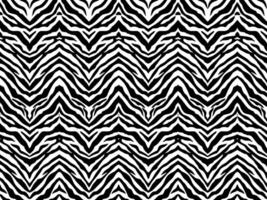 Black-White Stripes Lines Motifs Pattern Inspired by Zebra. Size and Color Editable vector