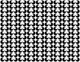 Motif Pattern Created by Deformation of the Circle Shape. Modern and Contemporary Style. Can use for Decoration, Tile, Wallpaper, Wrapping, Fabric, Textile, Carpet, etc. Flat Style vector