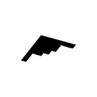 Fighter Aircraft, Jet Fighter Silhouette, are military aircraft designed primarily for air-to-air combat. Size and Color Editable vector