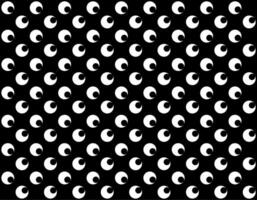 Motif Pattern Created by Deformation of the Circle Shape. Modern and Contemporary Style. Can use for Decoration, Tile, Wallpaper, Wrapping, Fabric, Textile, Carpet, etc. Flat and Black White vector