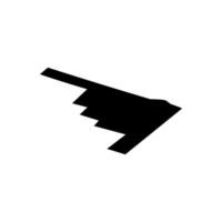 Silhouette of the Jet Fighter, Fighter Aircraft, are military aircraft designed primarily for air-to-air combat. Color and Size Editable vector