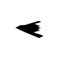 Silhouette of the Jet Fighter, Fighter Aircraft, are military aircraft designed primarily for air-to-air combat. Flat and Color Editable vector