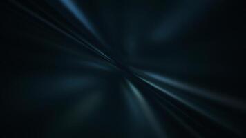 Dark futuristic abstract background with high speed light beams and particles converging into a tunnel-like vortex. Ideal for concepts related to hyperspace, speed, sci-fi or technology. video