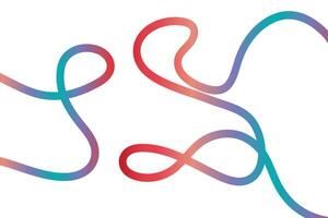simple abstract background with color lines curve pattern with gradient that can be used as a background or texture vector