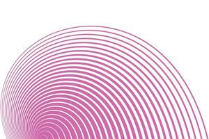 simple abstract light purple color big to small half circle round geometric pattern concentric circles abstract composition in pink vector