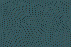 simple abstract dark color creative geometric small polka dot wavy pattern abstract dot wave texture with teal and brown tones vector
