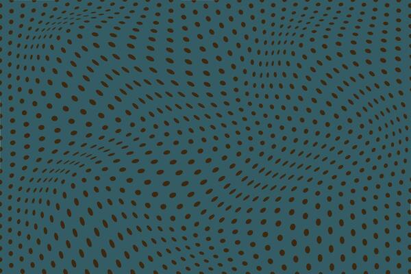 simple abstract dark color creative geometric small polka dot wavy pattern abstract dot wave texture with teal and brown tones