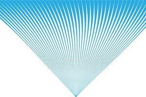 simple abstract sky color geometric thin to thick line pattern that can be used as a background or texture convergence of blue lines a modern perspective vector