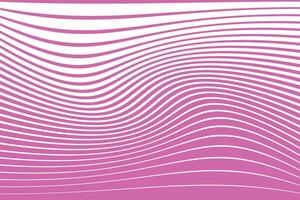 simple abstract light purple color horizontal twist line pattern wavy lines optical illusion in pink vector