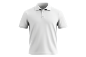 A plain white polo shirt with short sleeves and classic collar, perfect for casual or semi formal occasions. shirt features buttoned placket and comfortable fit, ideal for versatile styling png