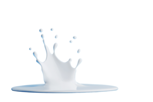 A splash of white liquid captured mid air, creating dynamic and fluid motion against clean background. image highlights smooth texture and vibrant energy of liquid splash png