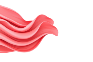 A vibrant abstract wave pattern in shades of pink and red creates dynamic and flowing visual effect. smooth, layered curves suggest movement and energy, making it eye catching design png
