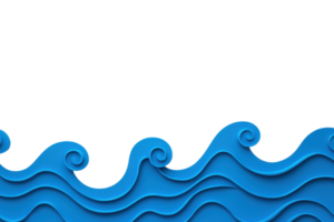 uma azul abstrato ondas com transparência fundo, apresentando rodopiando padrões e em camadas Projeto. imagem evoca sentido do movimento e fluidez, ideal para criativo projetos ou fundos png