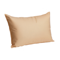 A soft beige pillow with smooth texture, perfect for adding comfort and style to any living space. Its neutral color complements various interior designs, enhancing relaxation and coziness png