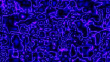 Loop of abstract moving bubbles in blue and magenta color video