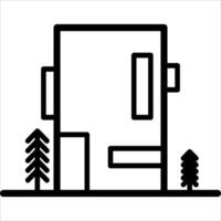 home line icon new illustration isolated on white background vector