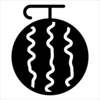 A black and white icon of a ball with a wavy pattern vector
