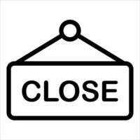 Close sign icon vector