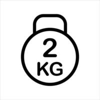 Weight scale icon illustration vector