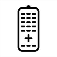 A remote control icon on a white background vector