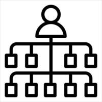 A person is standing in the middle of a tree vector