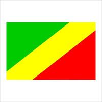 The flag of the republic of congo vector
