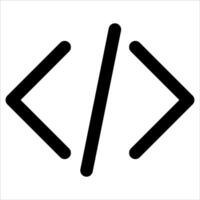 A black and white icon of a symbol with two arrows vector