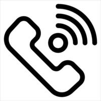 A phone icon with a phone and a wifi symbol vector