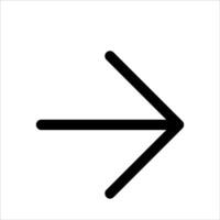An arrow pointing left on a white background vector