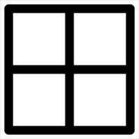 A square with four squares inside it vector
