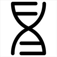 A dna symbol on a white background vector