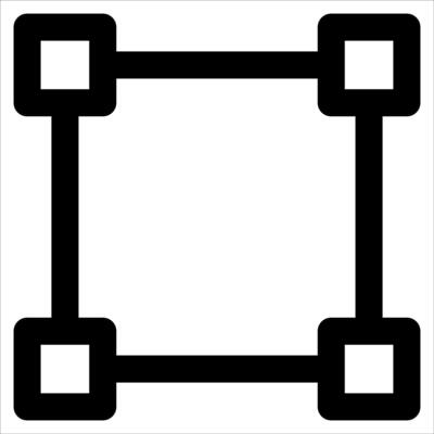 Square frame icon