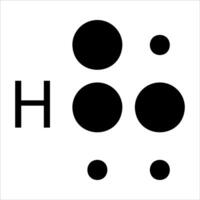 The h symbol is shown in black and white vector