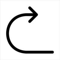 A black and white icon of a circle with an arrow pointing up vector