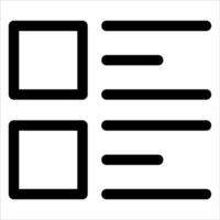 A check box icon with two boxes vector