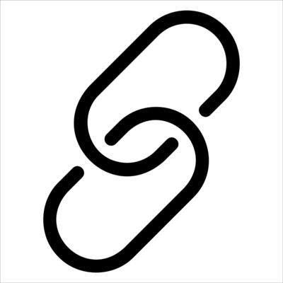 A link icon with a chain in the middle