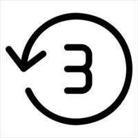 A black and white icon of a three - way arrow vector
