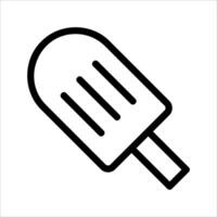 Ice cream icon line icon vector