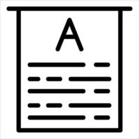 A letter a icon on a white background vector