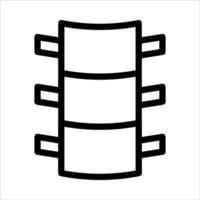 A black and white illustration of a stack of three stacked boxes vector