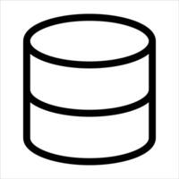 A black and white image of a large data file vector