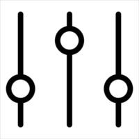 A black and white image of three electrical symbols vector