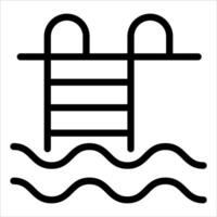 A black and white illustration of a ladder and a wave vector