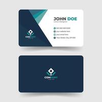 Abstract Business Card Layout Template vector