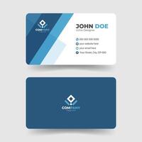 Clean and Minimal Business Card Template vector