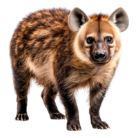Realistic depiction of a spotted animal with unique features and captivating expression png