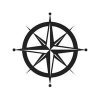 Compass Showing Direction And Path vector